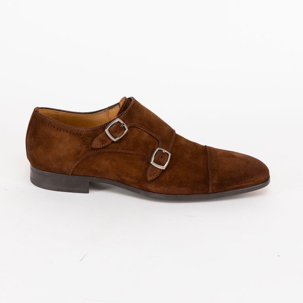 Magnanni Men's Markel Double Monk Strap Shoes Size 8 US